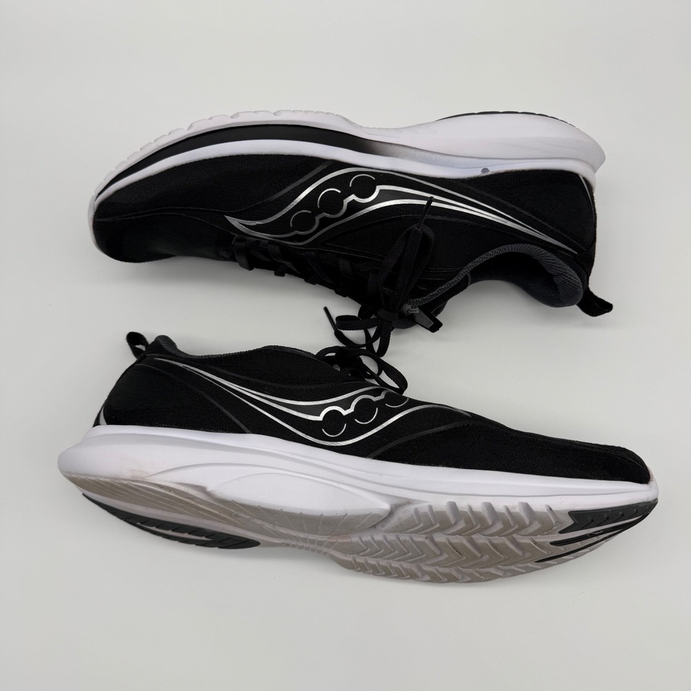 Saucony Kinvara 13 Running Shoes Mens 14 Black/Silver Athletic S20723-05
